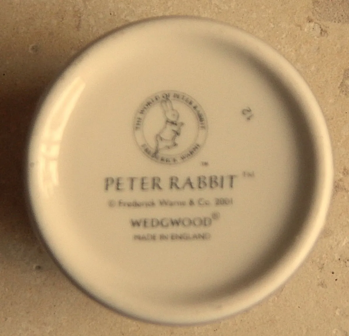 3 Vintage Wedgwood Peter Rabbit Pieces c2001 - Image 3