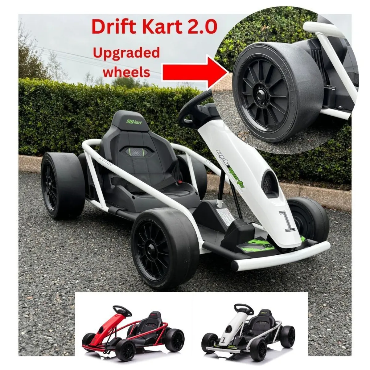 24v Kids Electric Ride on Drift kart Racer 2.0 - Image 3