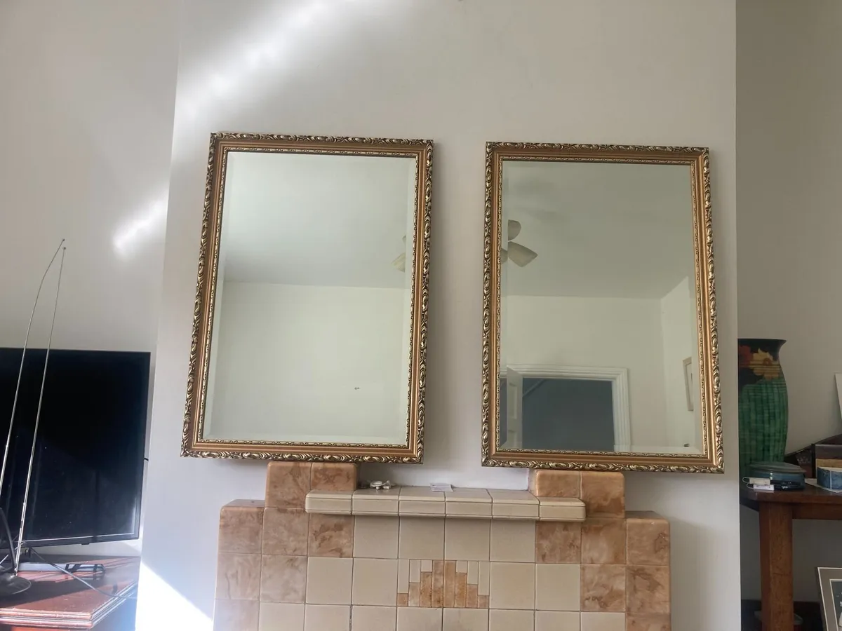 Mirrors x 2 - Vintage - Image 3
