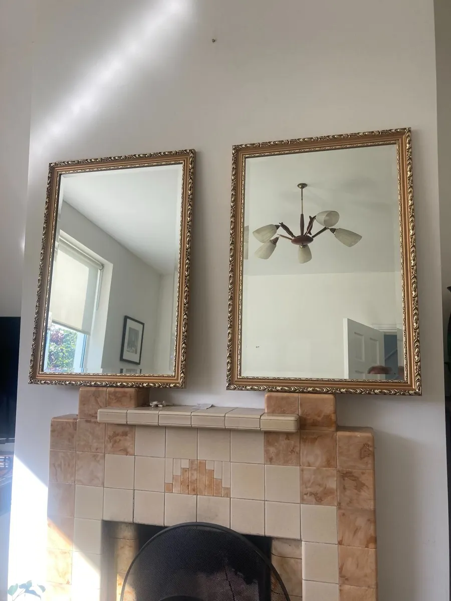 Mirrors x 2 - Vintage - Image 2
