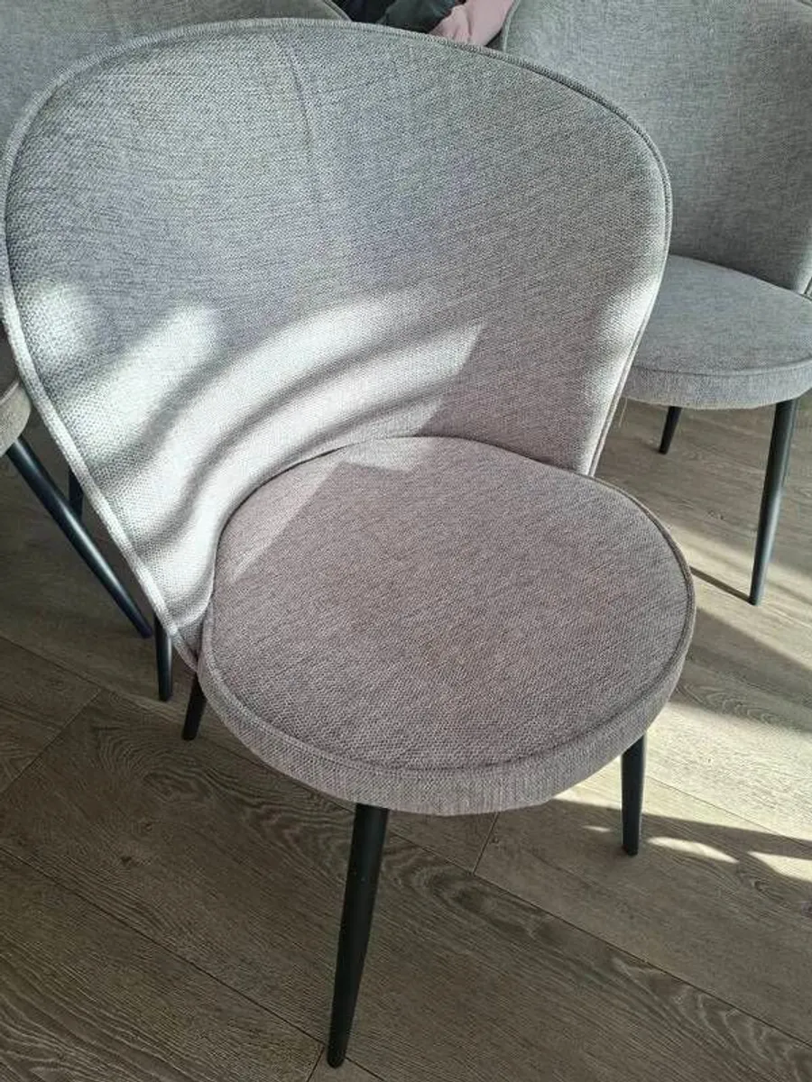 Dining chairs x 4 - Image 4