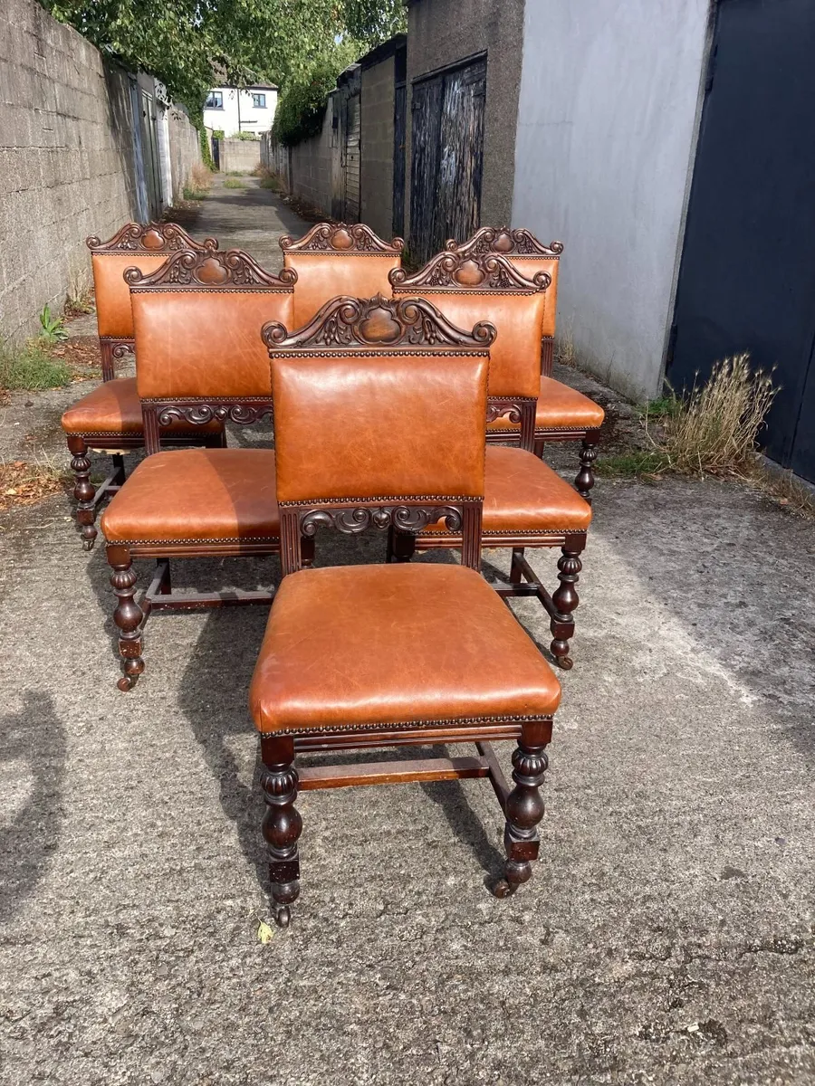 Antique Chairs x 6 - Image 1