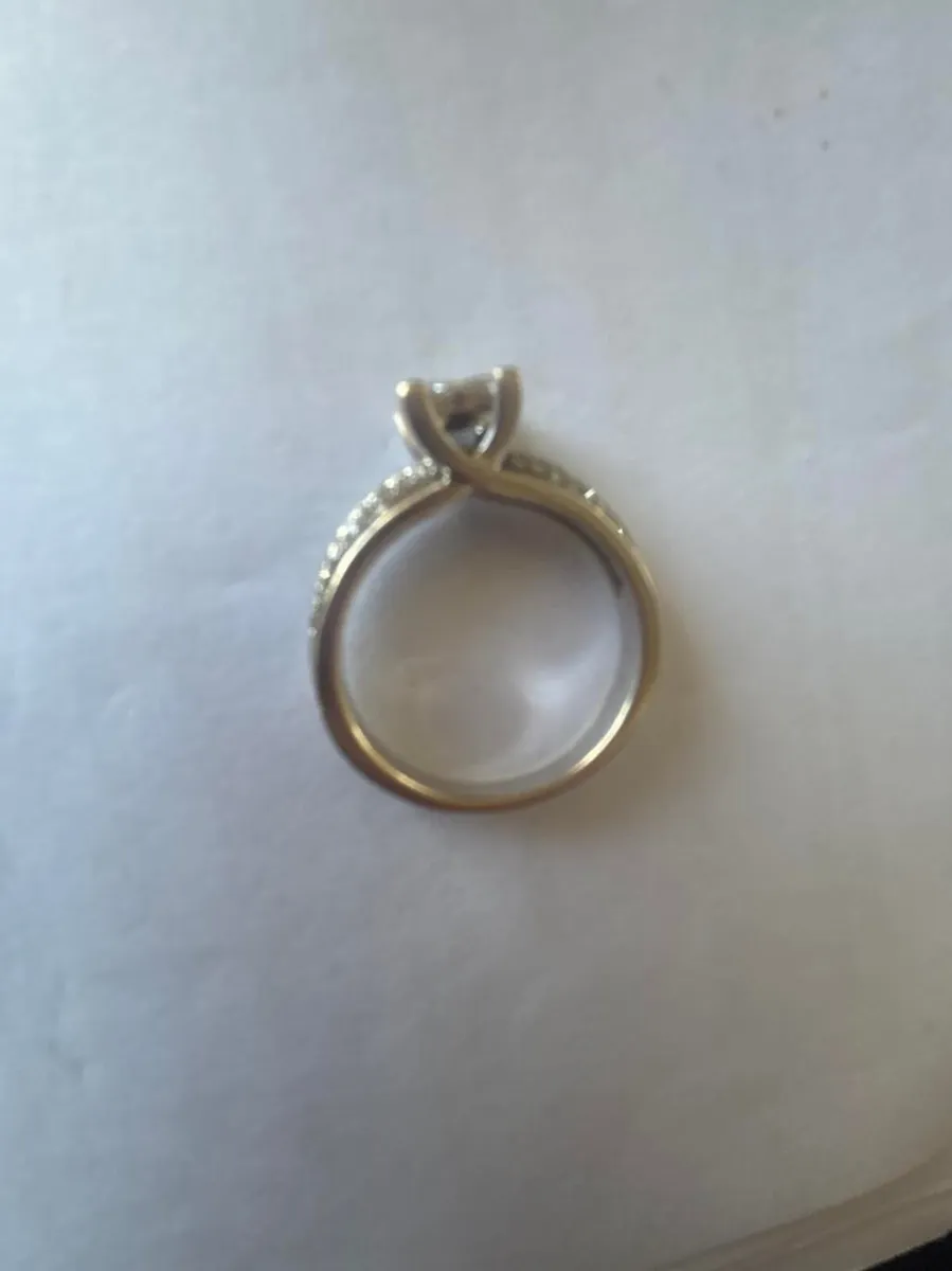 Antwerp White Gold Diamond Quad Cluster Ring — 4 P - Image 3