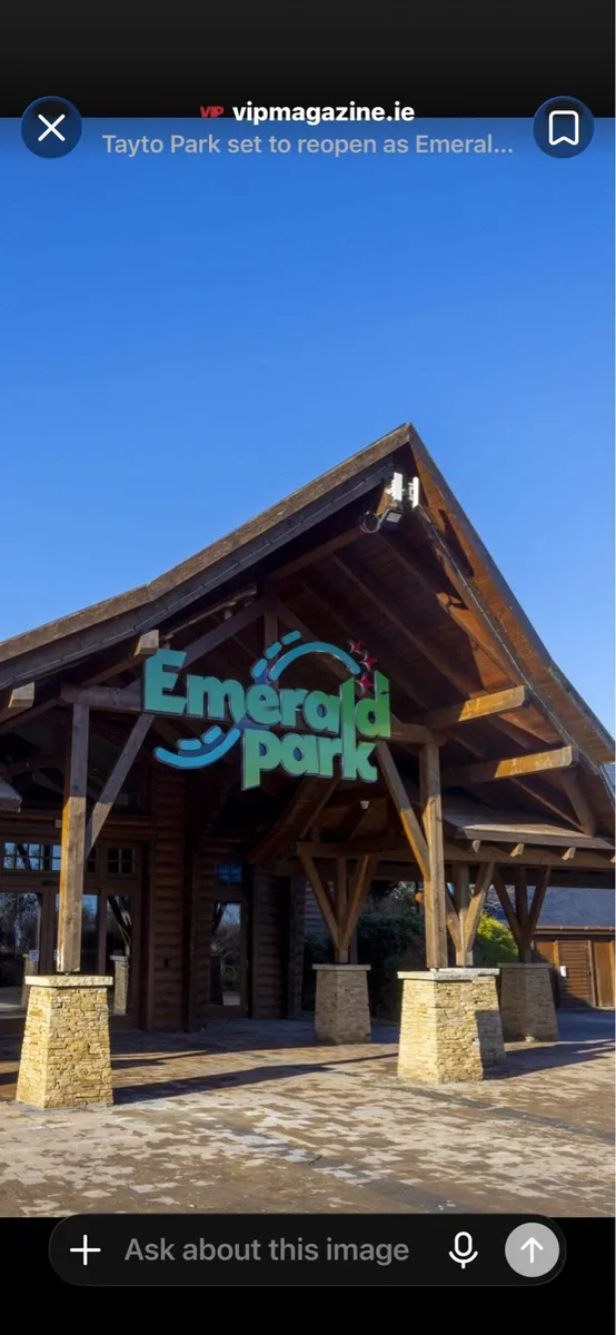Emerald Park Tickets x 4 Full Access - 12 month