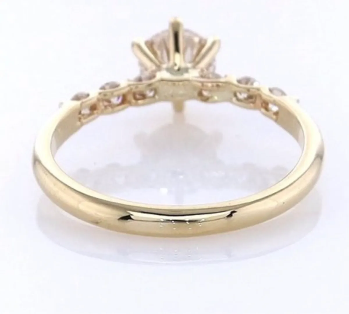 14 kt. Yellow gold - 0.68ct. tw. Diamond Ring - Image 4