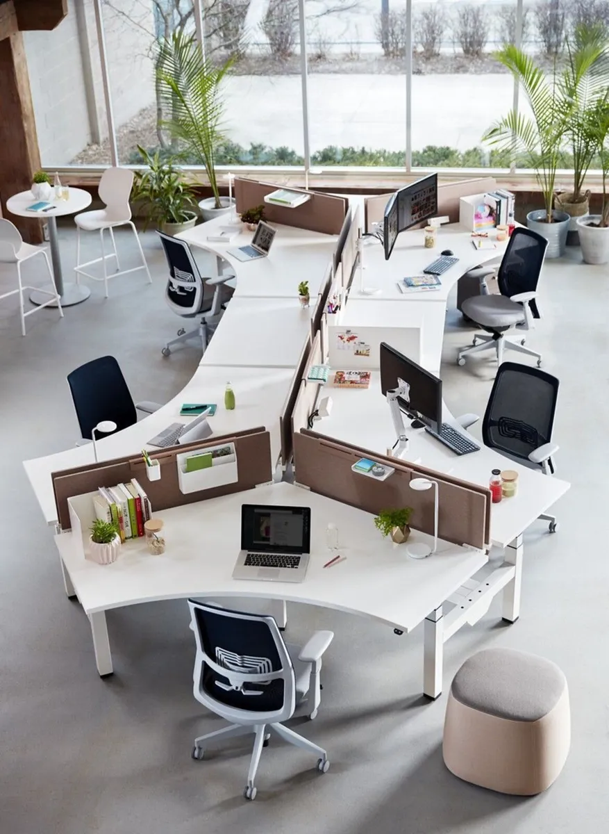 Complete Office ~ Bench & Modular Desk Systems - Image 4