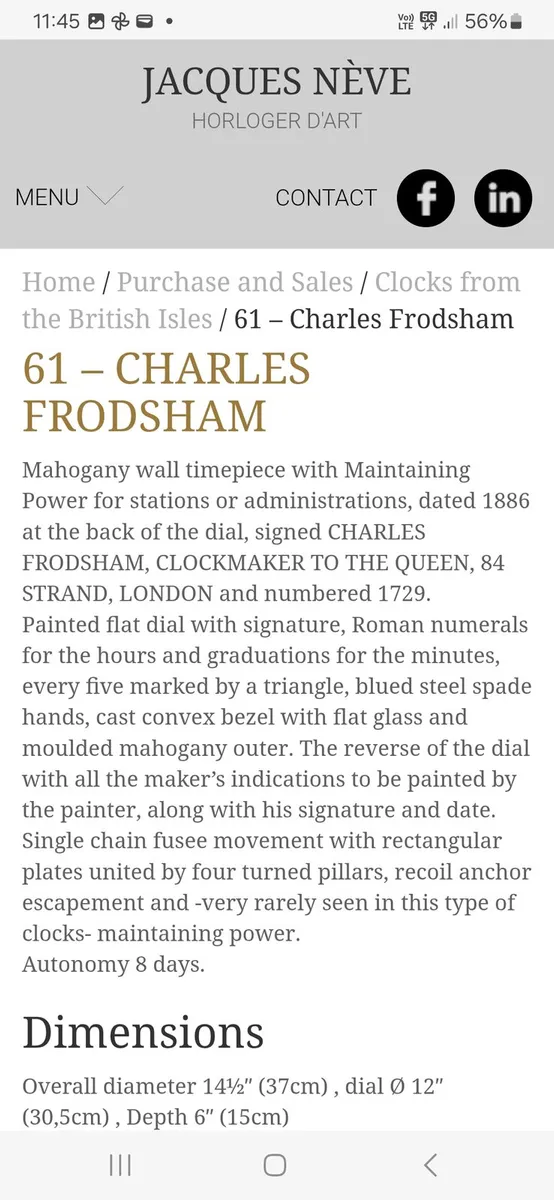 Fusee clock - Image 3