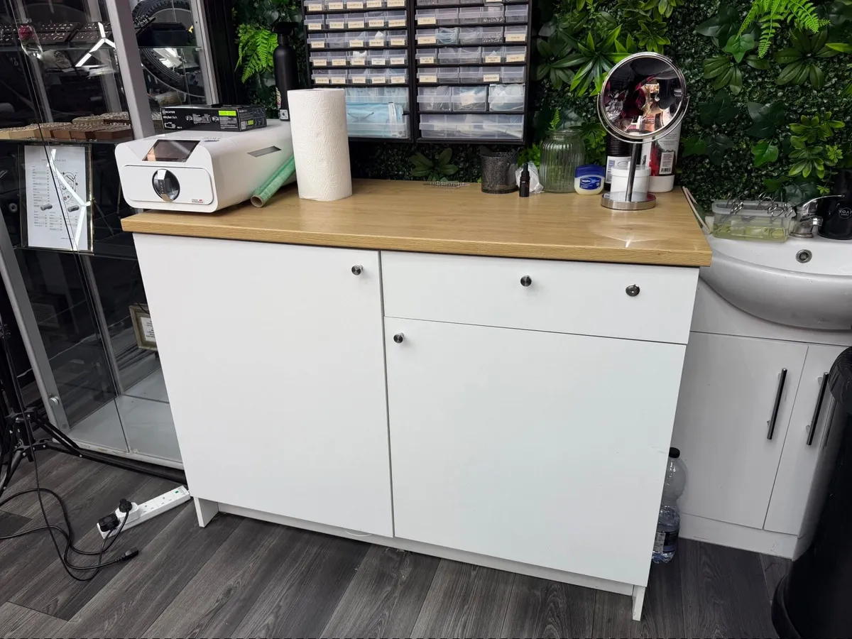 ikea knoxhult base cabinet with doors and drawer - Image 3