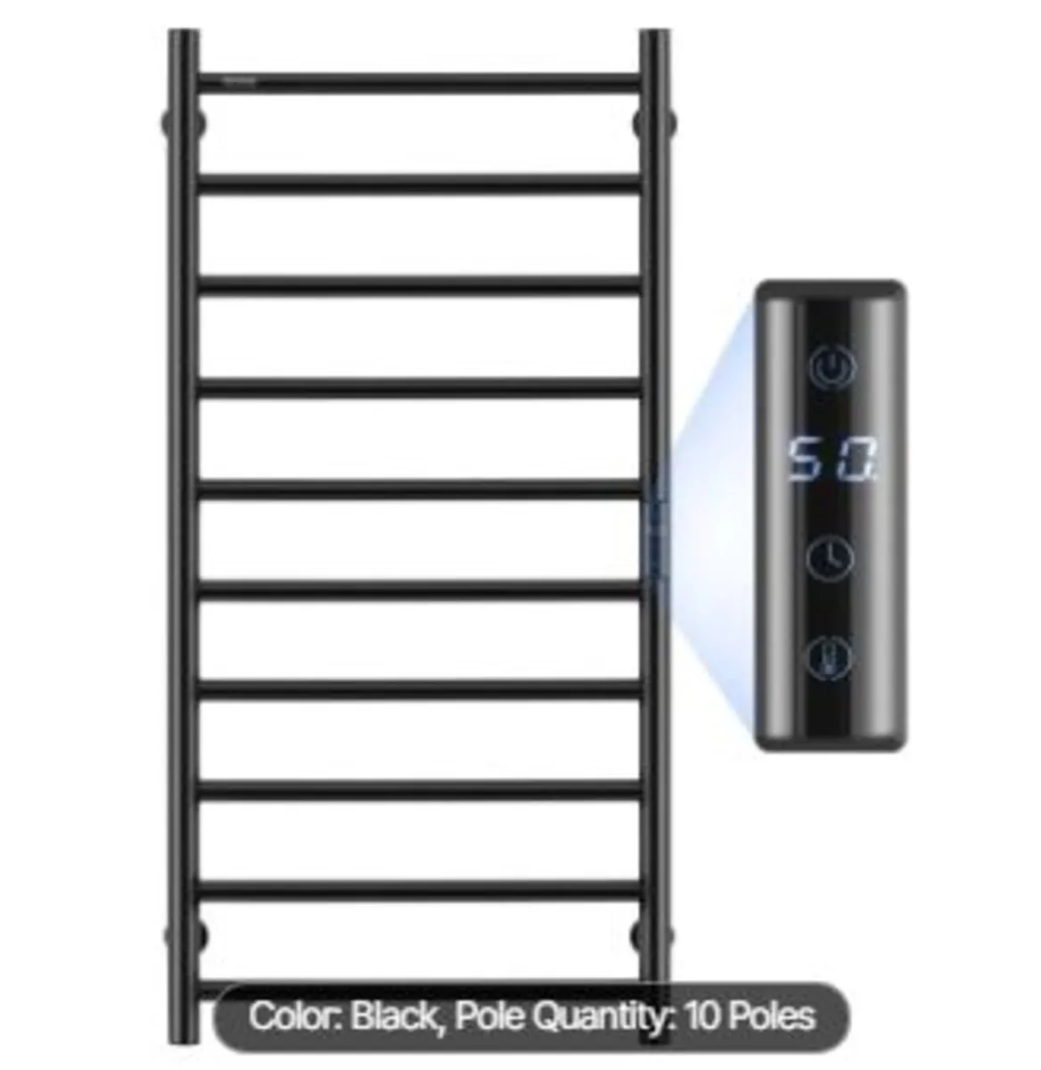 10 Bars Towel Warmer Rack - Image 3