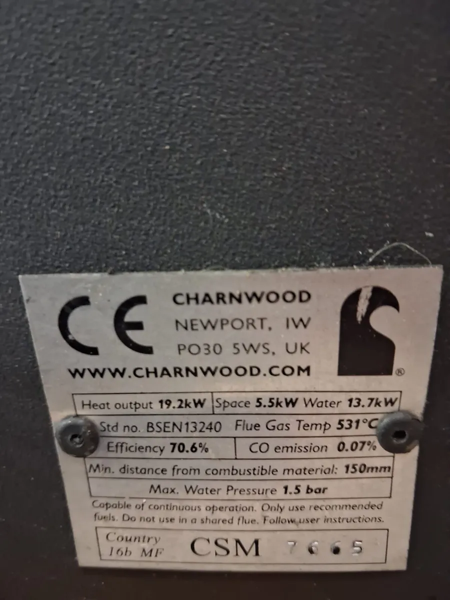 Charnwood stove - Image 2