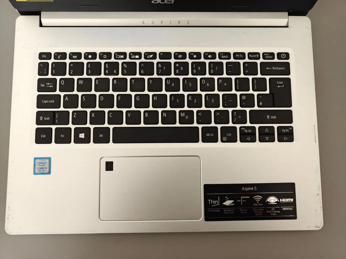Acer Aspire 5, 8gen i3, 8GB RAM, 256GB SSD - Image 4