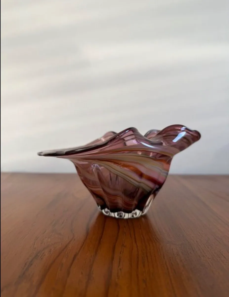 Vintage Glass Bowl - Image 3