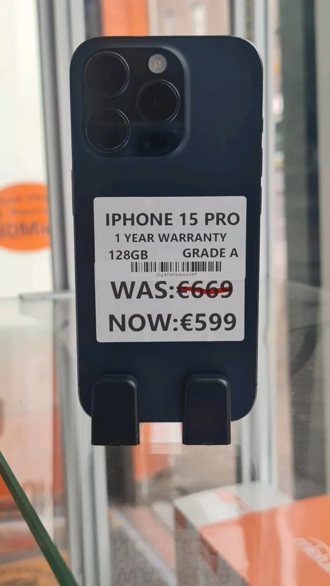 IPHONE 15PRO 128GB Grade A 1 year warranty