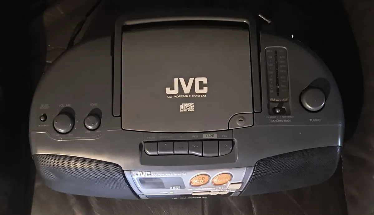 JVC Portable Music System radio boombox - Image 2