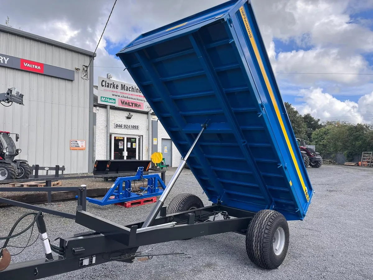 Fleming 12x7 Tipping Trailer- In Stock Now - Image 2