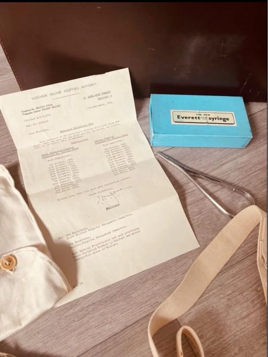 Vintage Obstetrics Medical Bag - Image 2