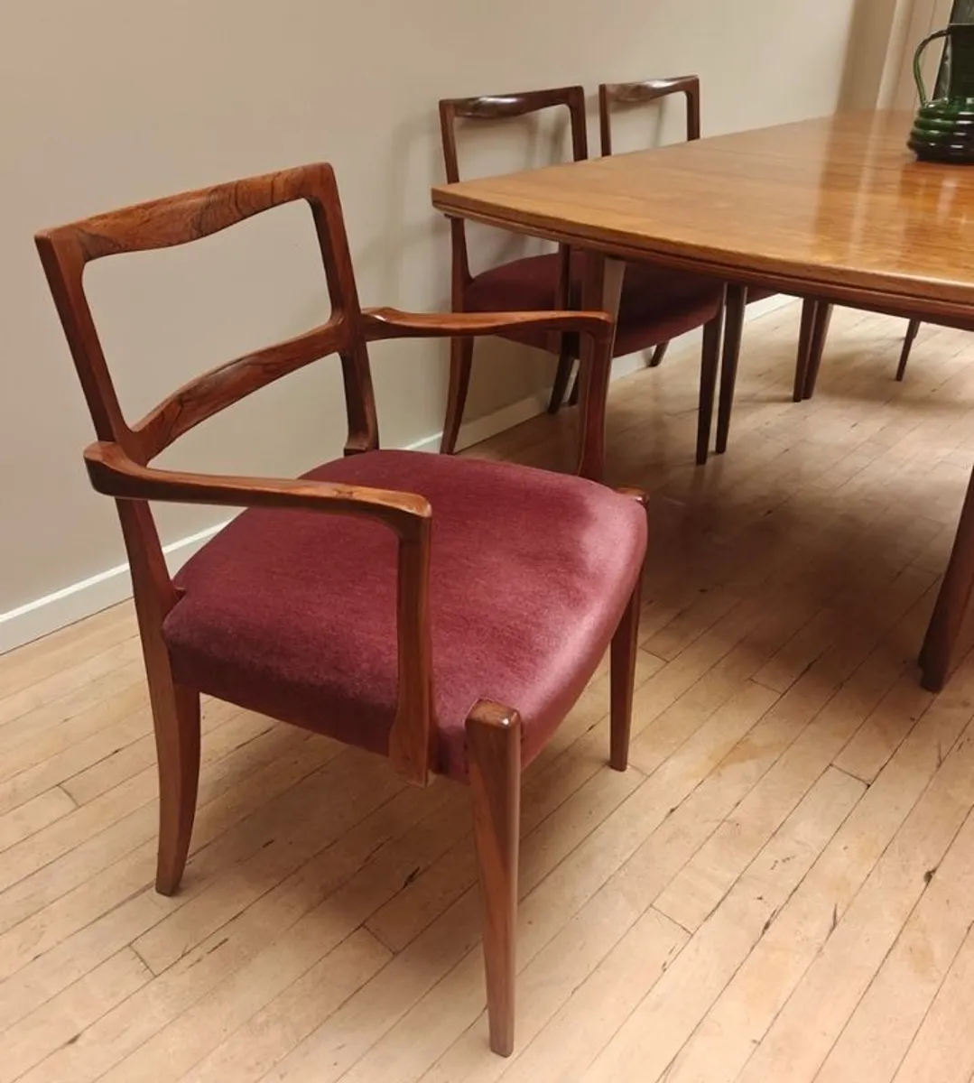 Alfred Cox Dining Table & 6 Chairs - Image 2