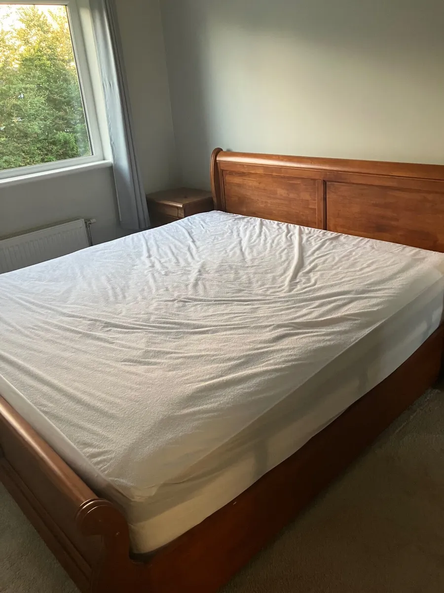 Super king Sleigh bed frame - Image 1