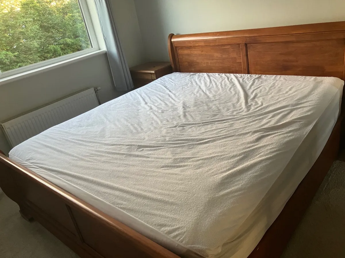 Super king Sleigh bed frame - Image 2