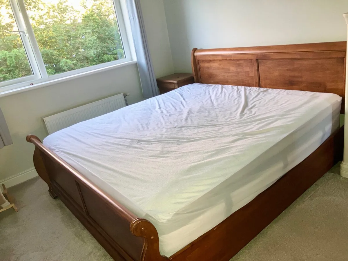 Super king Sleigh bed frame - Image 3