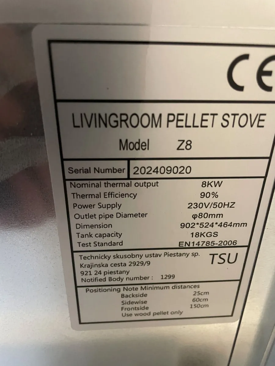 Henley 8kw Wood Pellet Stove - Image 1