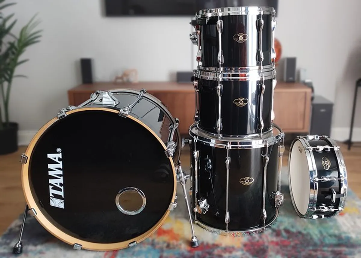 Tama  Drum Kit with Zildjian cymbals and cases. - Image 4
