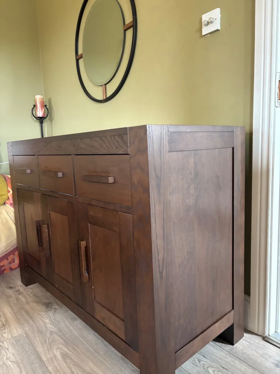 Solid oak sideboard - Image 2