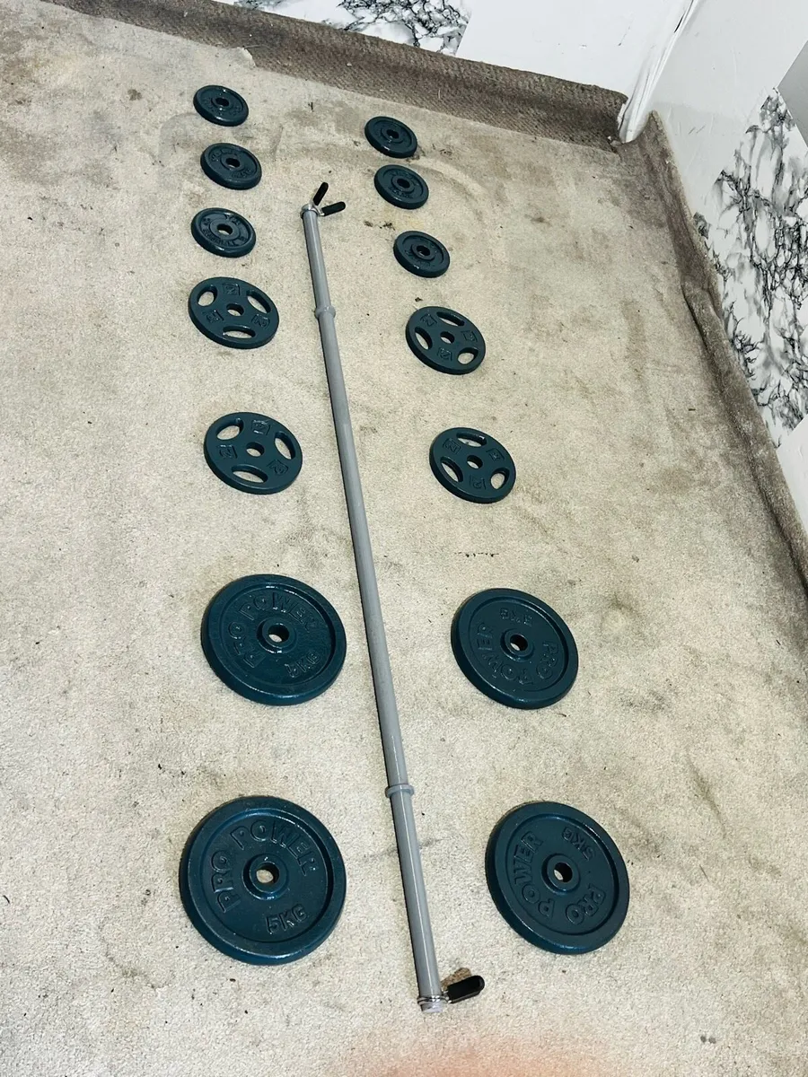 IRON WEIGHTS BARBELL SET - Image 2