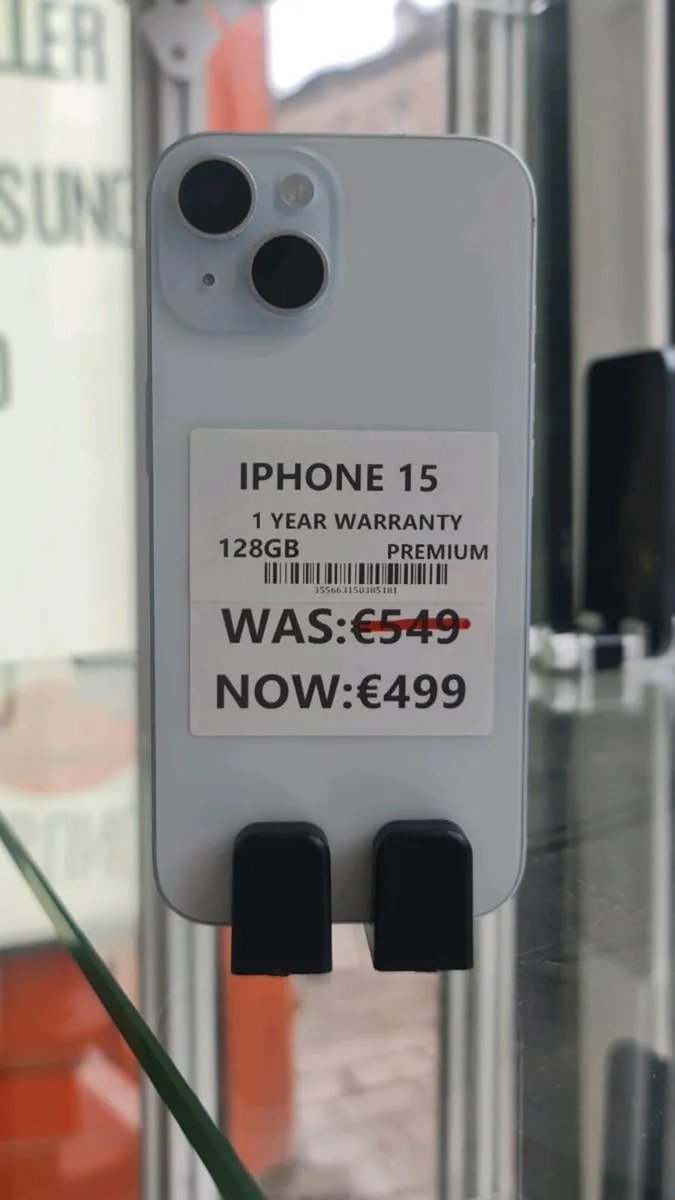 IPHONE 15 128GB PREMIUM 1 year warranty