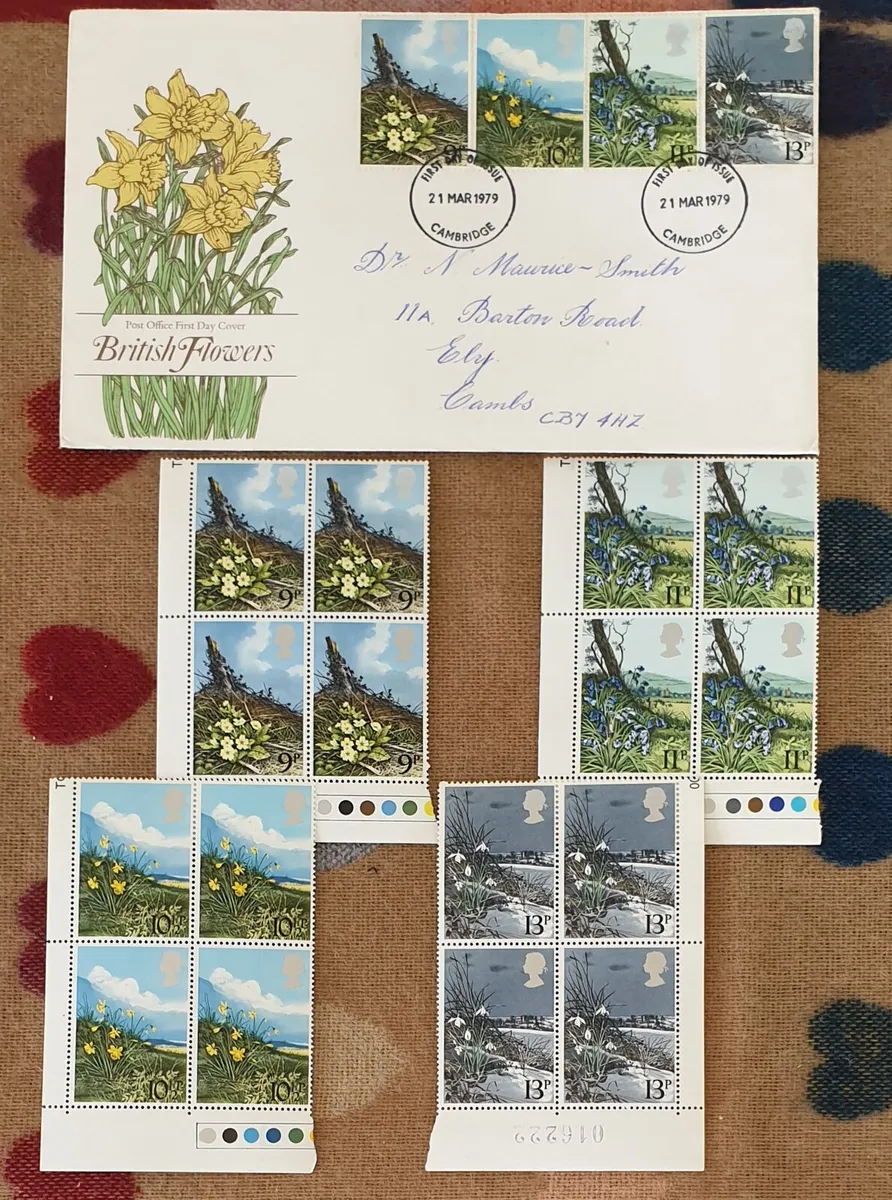 UK 1st Day Cover & Blocks (#2) 1979 - Image 1