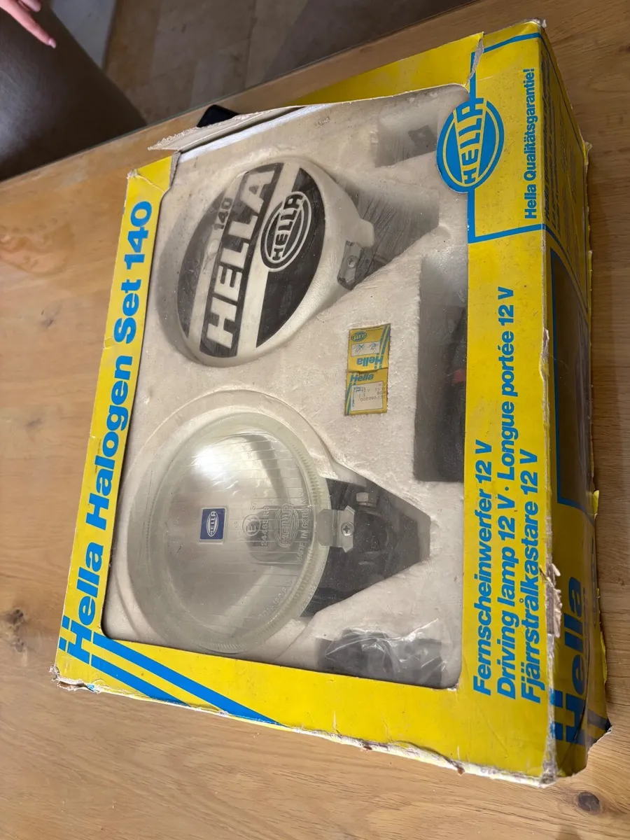 Hella 140 spot lamps circa 1980 - Image 2