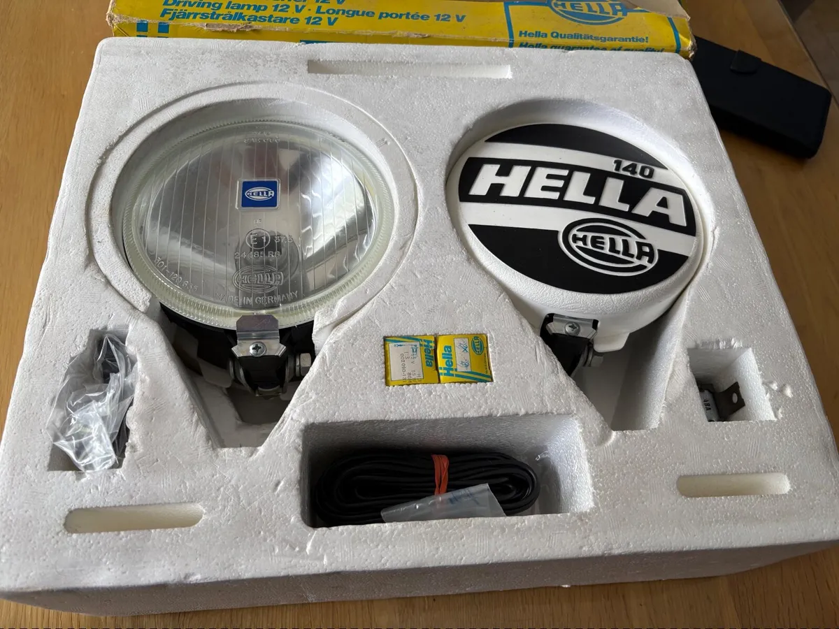 Hella 140 spot lamps circa 1980 - Image 4