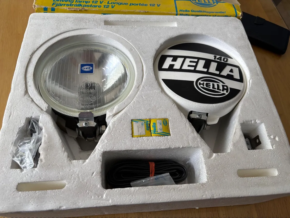 Hella 140 spot lamps circa 1980 - Image 3