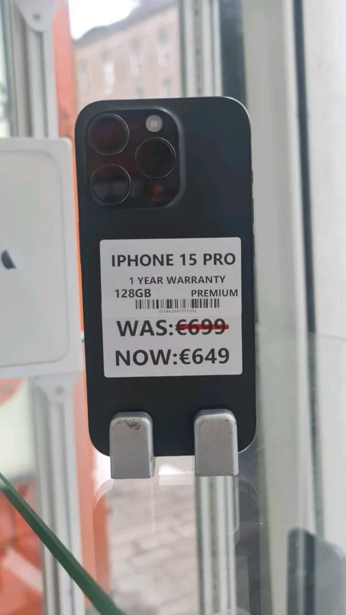 Iphone 15 PRO 128GB  PREMIUM  1YEAR WARRANTY