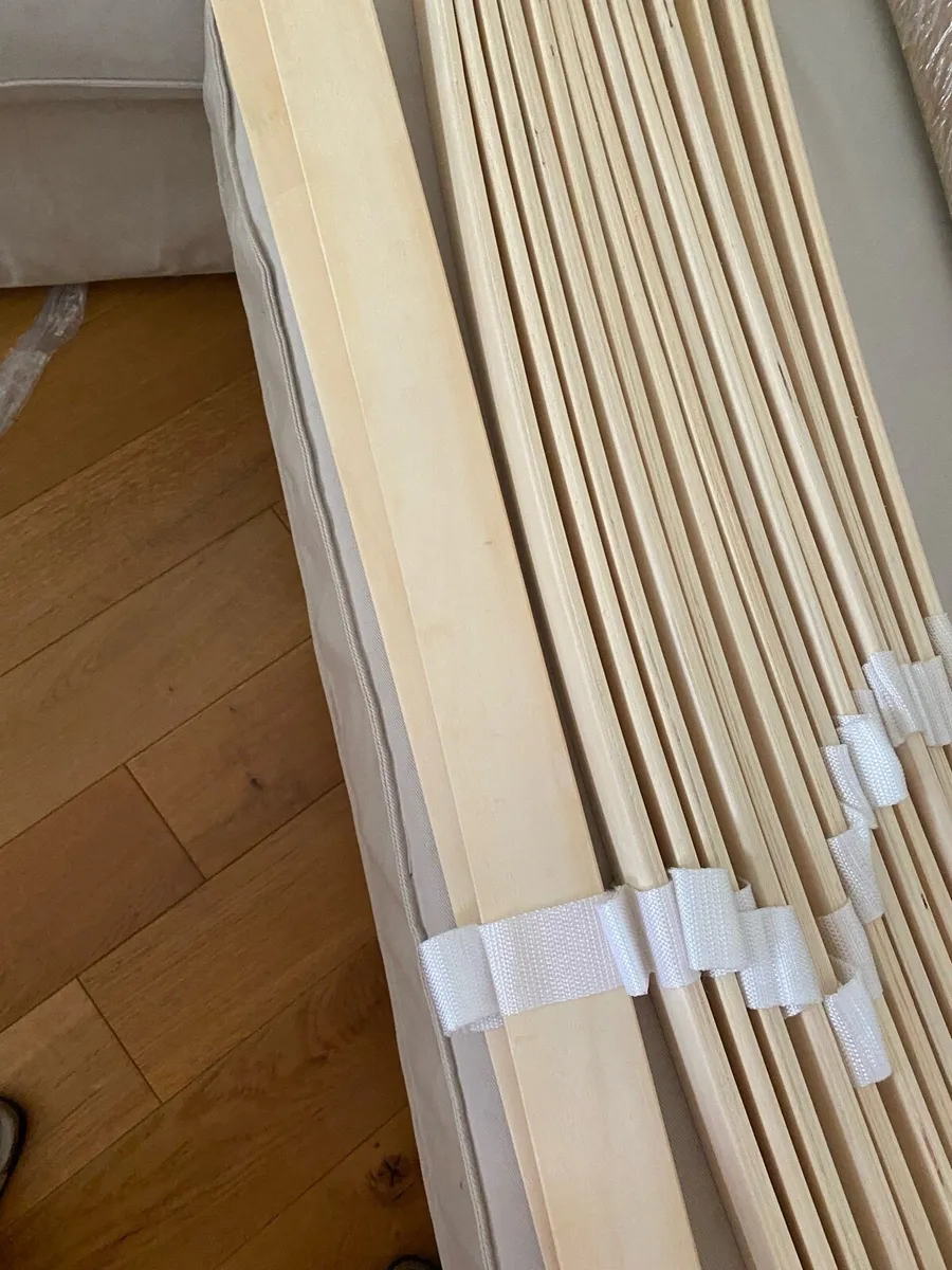 Light Oak Single Bed Frame – As New - Image 4