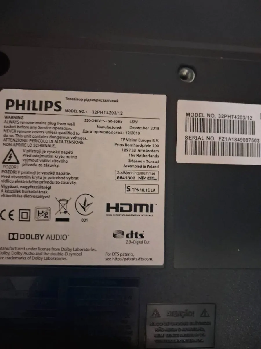 Philips TV  32 inch - Image 4