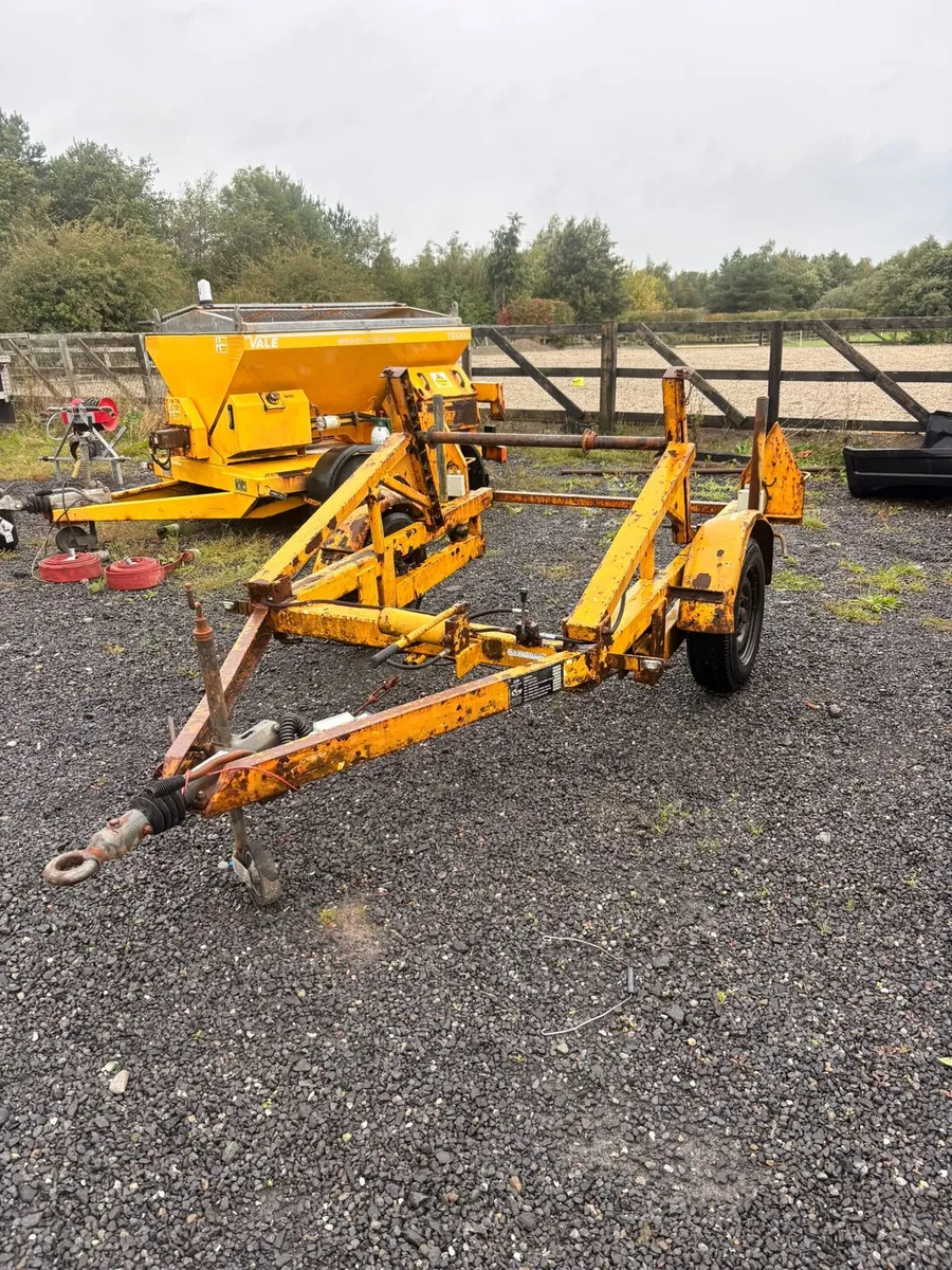cable trailer drum carrier - Image 1