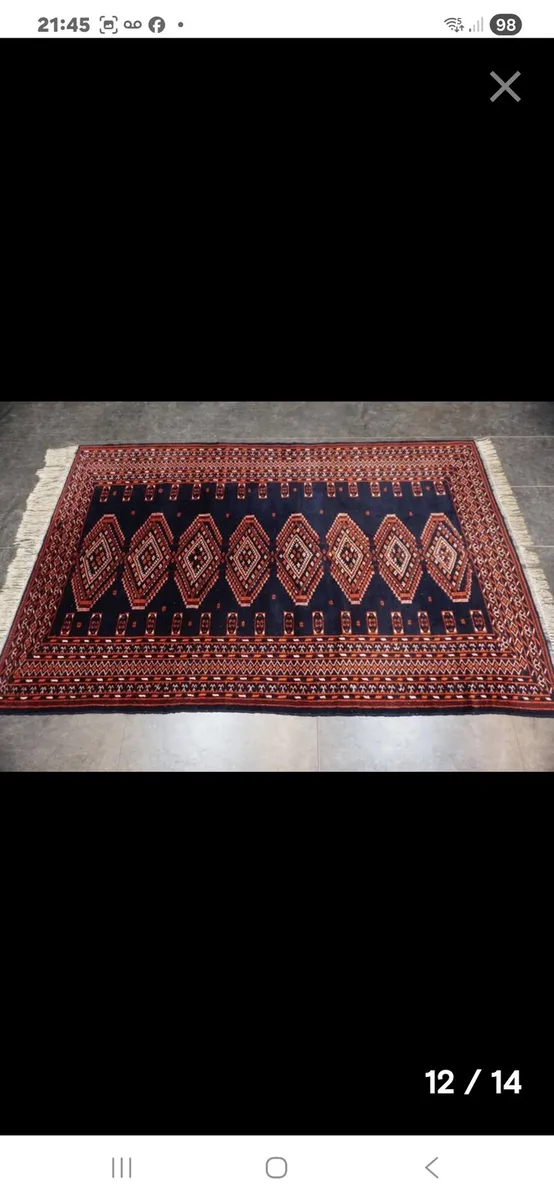Buchara Art Deco Rug 100% wool - Image 1