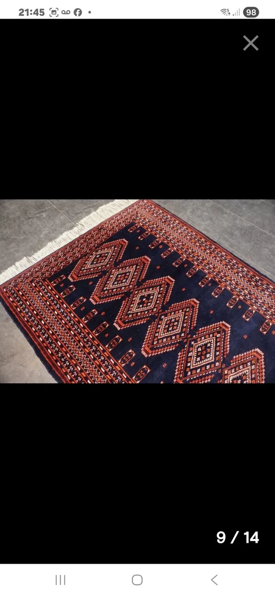 Buchara Art Deco Rug 100% wool - Image 2