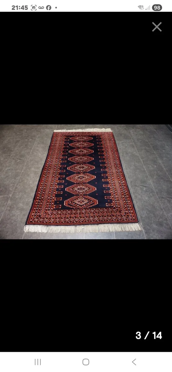 Buchara Art Deco Rug 100% wool - Image 3