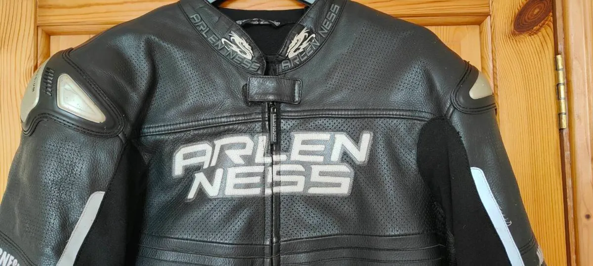 Arlen Ness Two Piece Leather Race Suit - Image 2