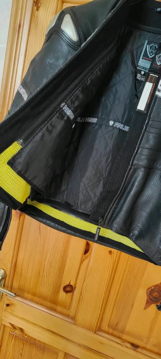 Arlen Ness Two Piece Leather Race Suit - Image 3