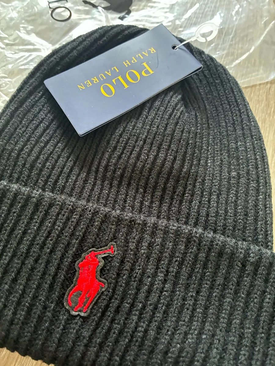 Black and red Ralph Lauren beanie - Image 2