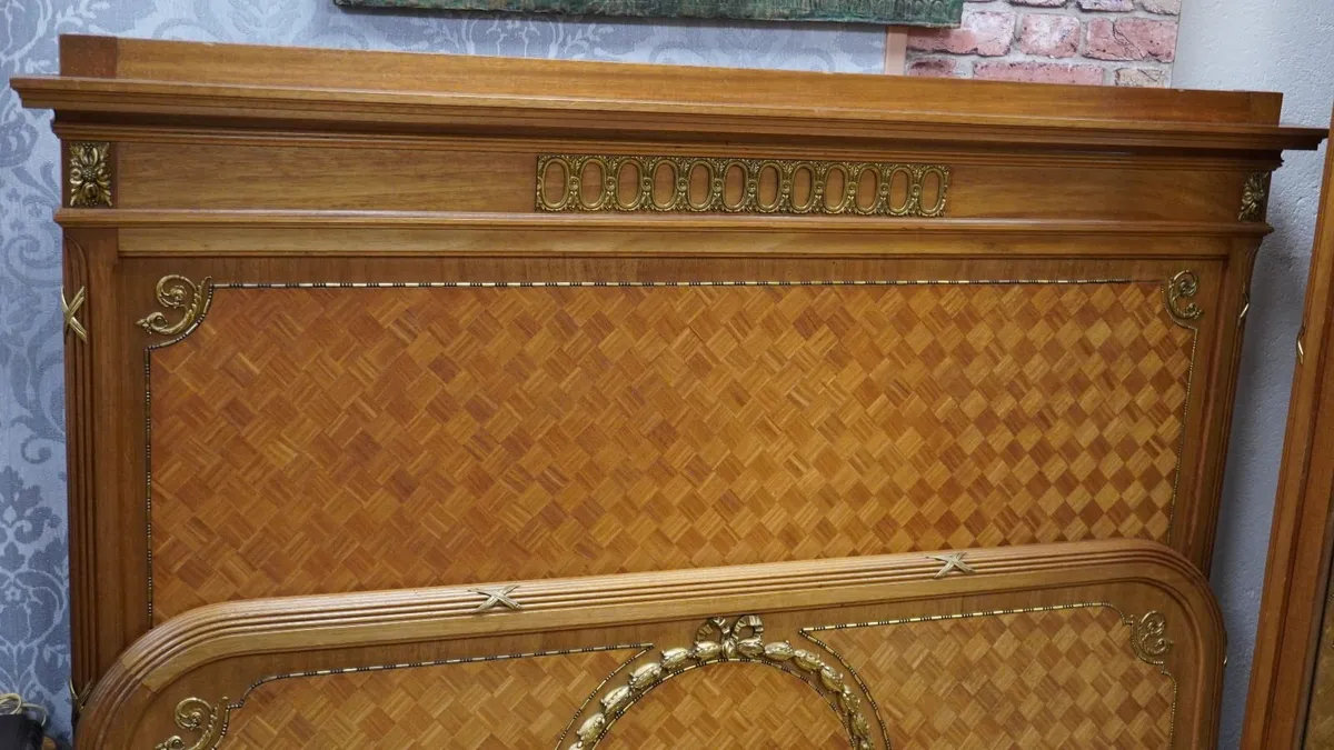 French Antique Double Bed - Image 3