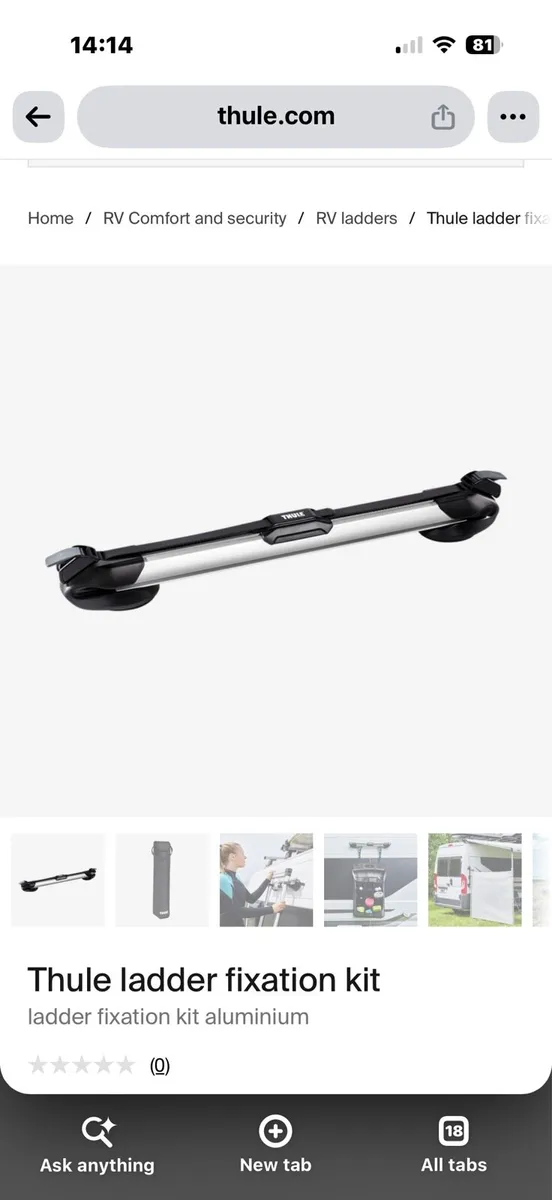 Thule ladder fixation kit - Image 2