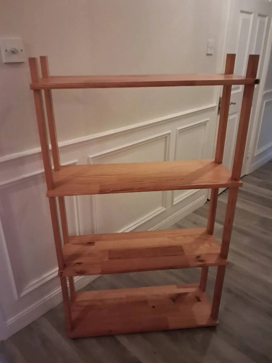 Pine book shelf - Image 2