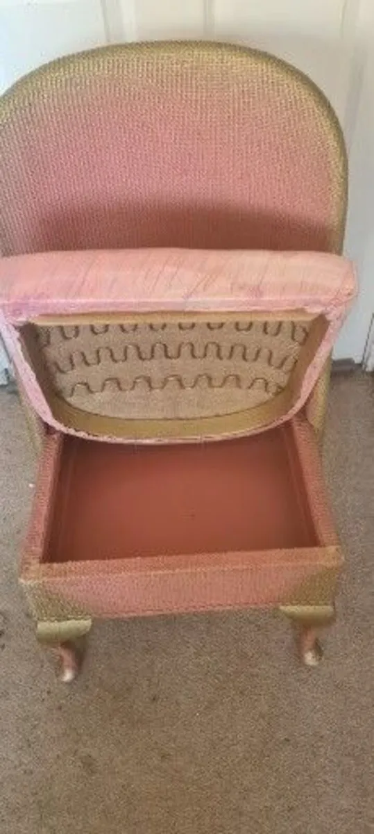 Soft Low chair with under seat storage for whateve - Image 2