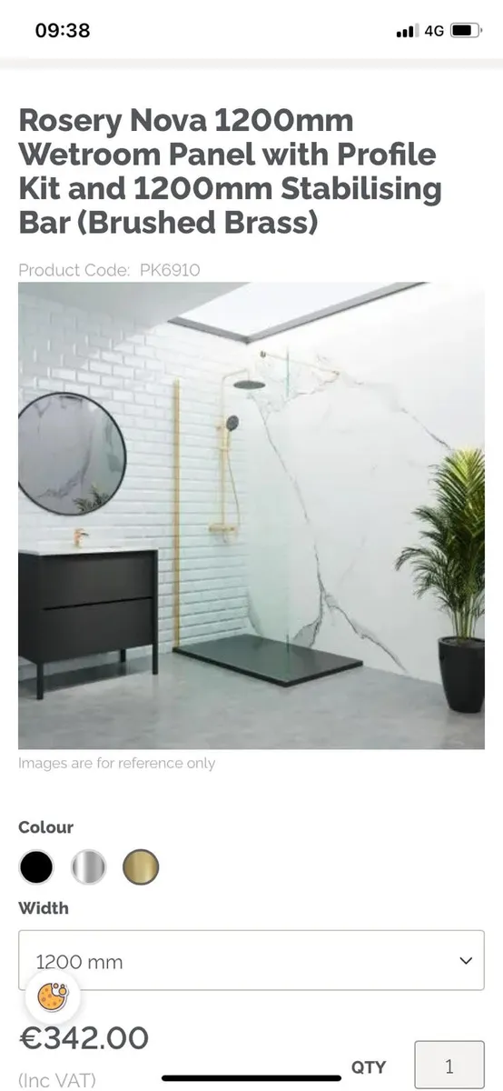 Shower screen - Image 1
