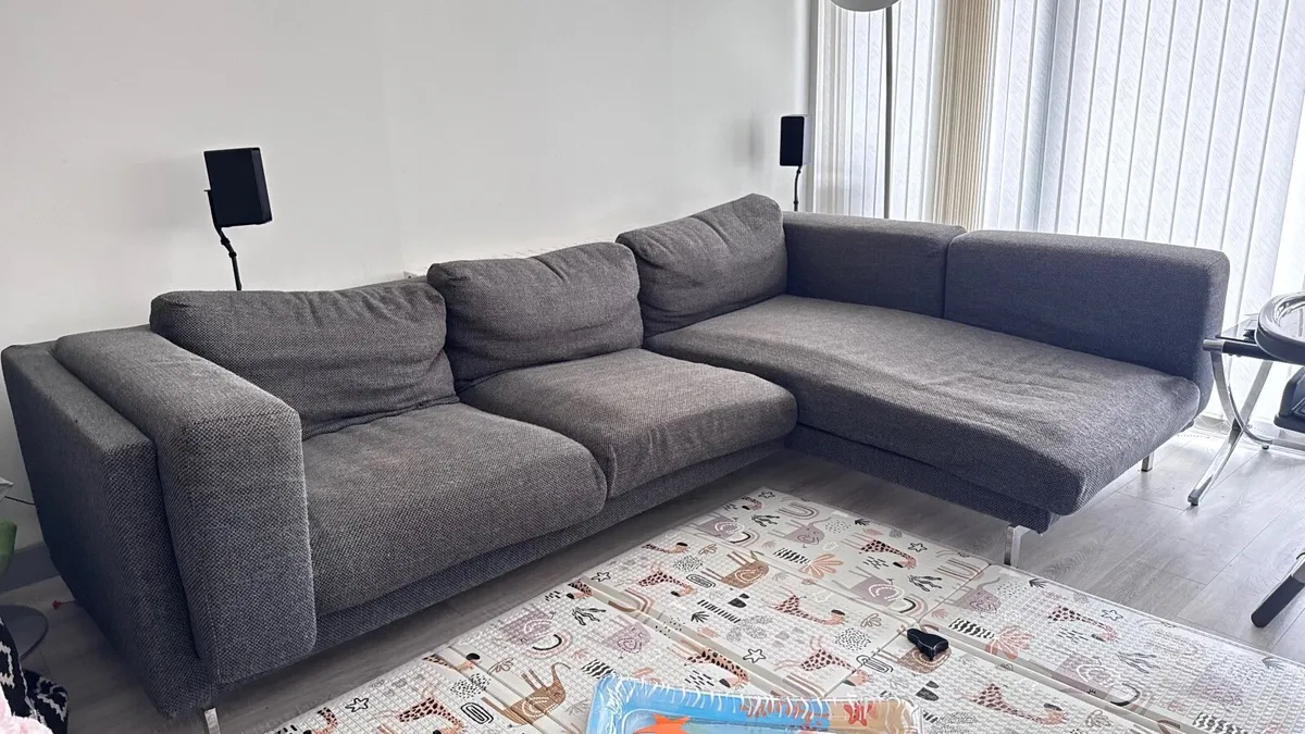 Grey Corner Sofa – Excellent Condition - Image 2