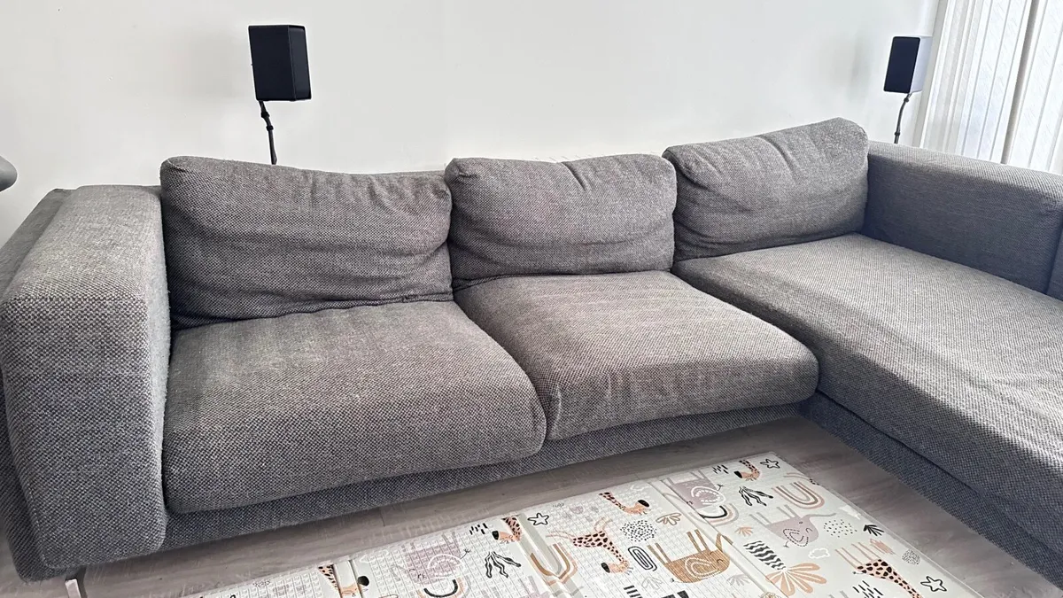 Grey Corner Sofa – Excellent Condition - Image 4